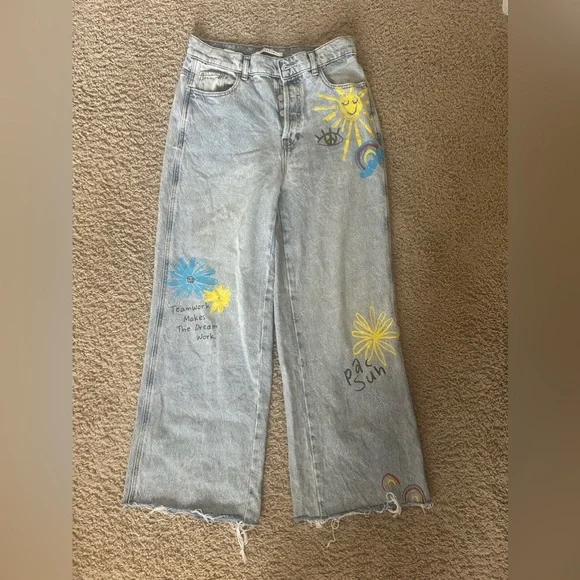 Pacsun Doodle High Waisted Jeans - Picture 2 of 4